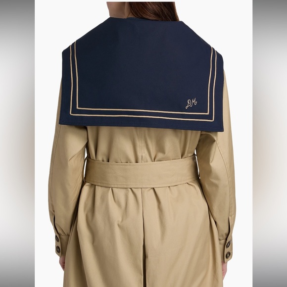 NWT Damson Madder Ella Cotton Trench Coat in Tan - Picture 6 of 16